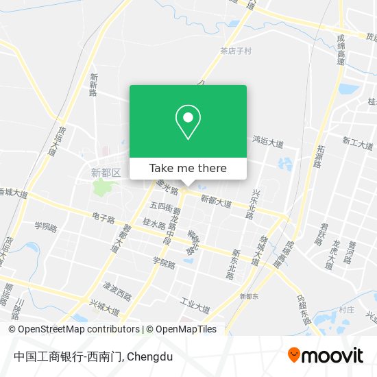 中国工商银行-西南门 map