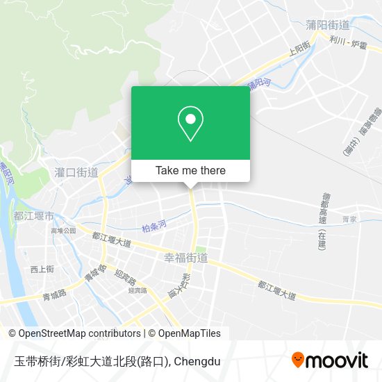 玉带桥街/彩虹大道北段(路口) map
