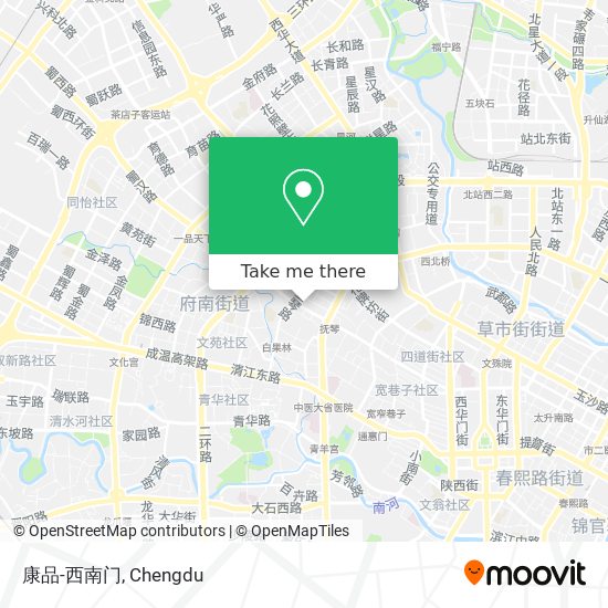 康品-西南门 map