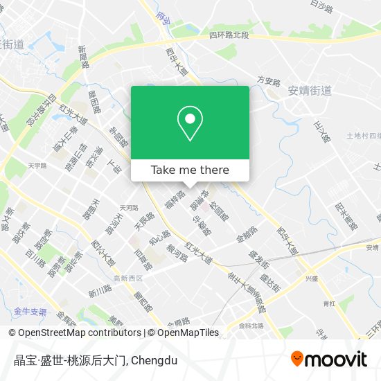晶宝·盛世-桃源后大门 map