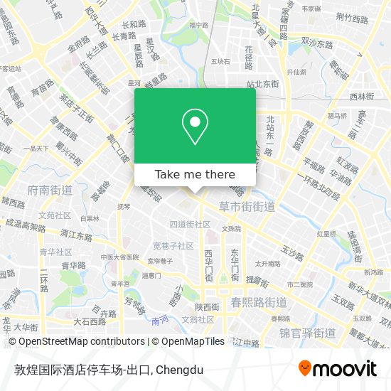 敦煌国际酒店停车场-出口 map