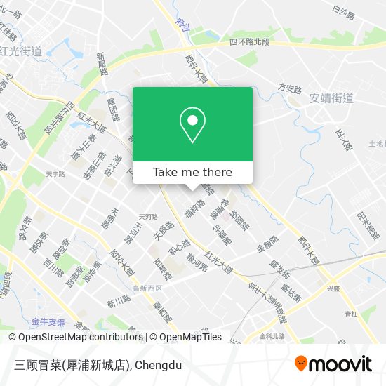 三顾冒菜(犀浦新城店) map