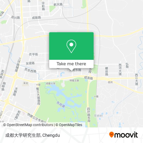 成都大学研究生部 map