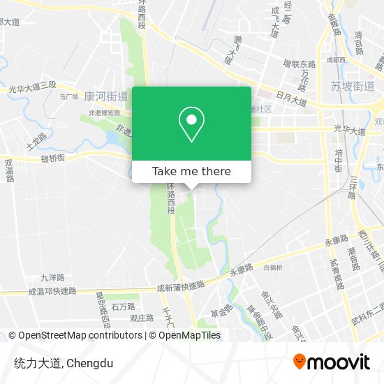 统力大道 map