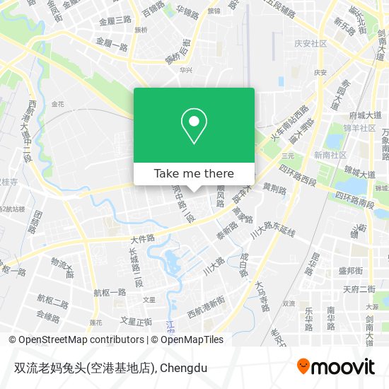 双流老妈兔头(空港基地店) map