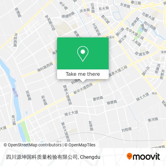 四川源坤国科质量检验有限公司 map