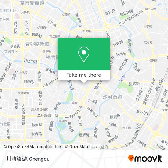 川航旅游 map