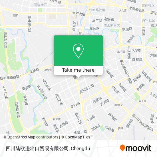 四川陆欧进出口贸易有限公司 map