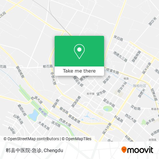 郫县中医院-急诊 map