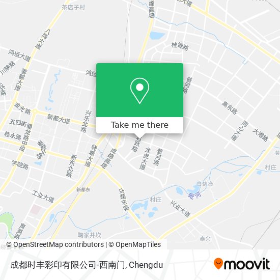 成都时丰彩印有限公司-西南门 map