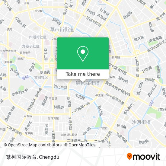 繁树国际教育 map