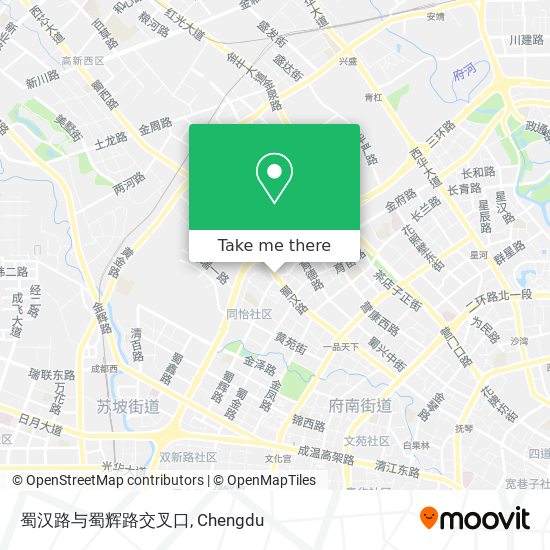 蜀汉路与蜀辉路交叉口 map