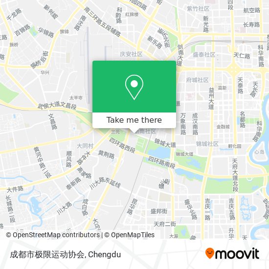 成都市极限运动协会 map