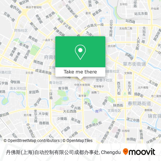 丹佛斯(上海)自动控制有限公司成都办事处 map