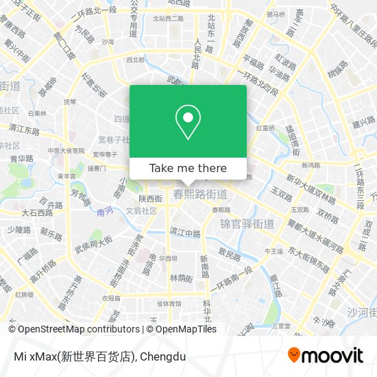 Mi xMax(新世界百货店) map