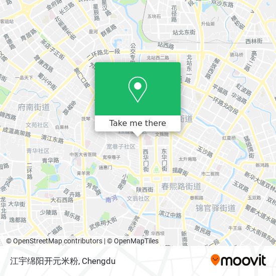 江宇绵阳开元米粉 map