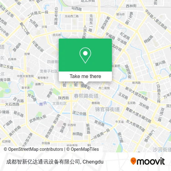 成都智新亿达通讯设备有限公司 map