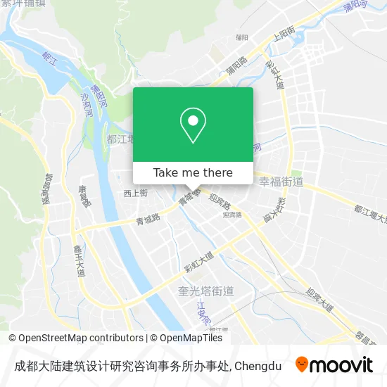 成都大陆建筑设计研究咨询事务所办事处 map