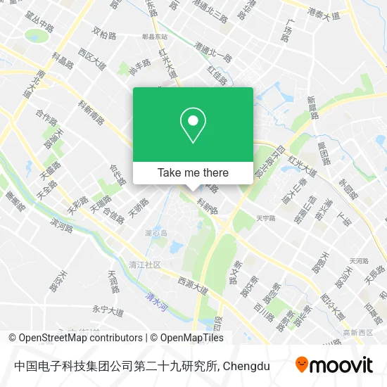 中国电子科技集团公司第二十九研究所 map