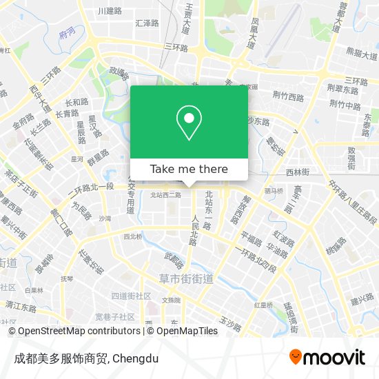 成都美多服饰商贸 map