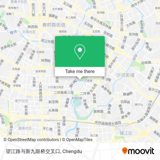 望江路与新九眼桥交叉口 map