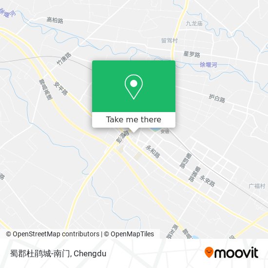 蜀郡杜鹃城-南门 map