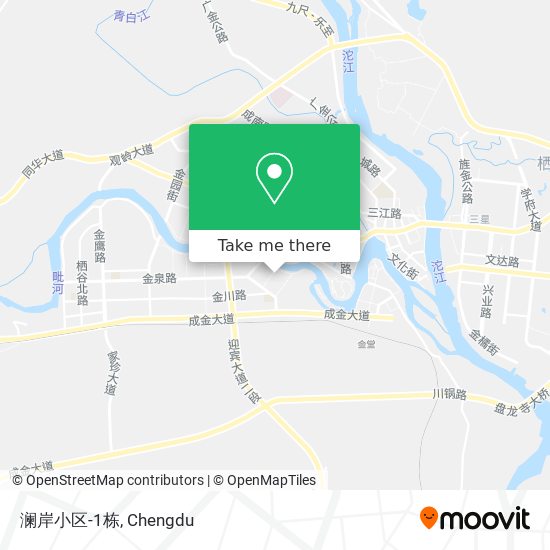 澜岸小区-1栋 map