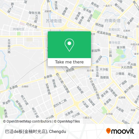 巴适de板(金楠时光店) map