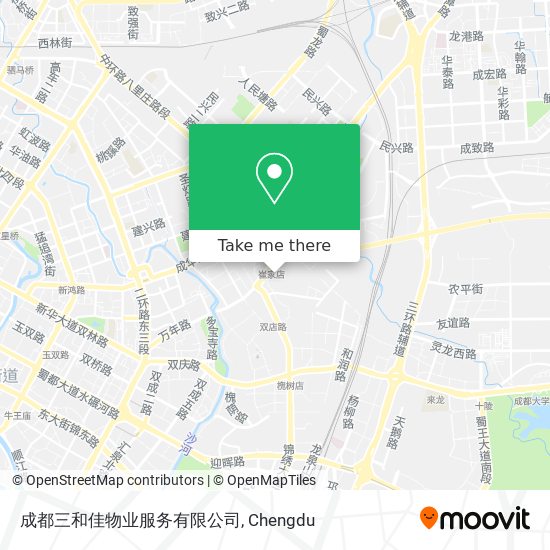 成都三和佳物业服务有限公司 map
