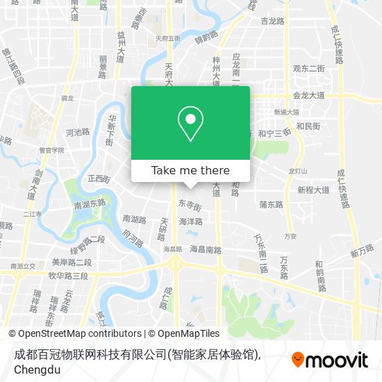 成都百冠物联网科技有限公司(智能家居体验馆) map