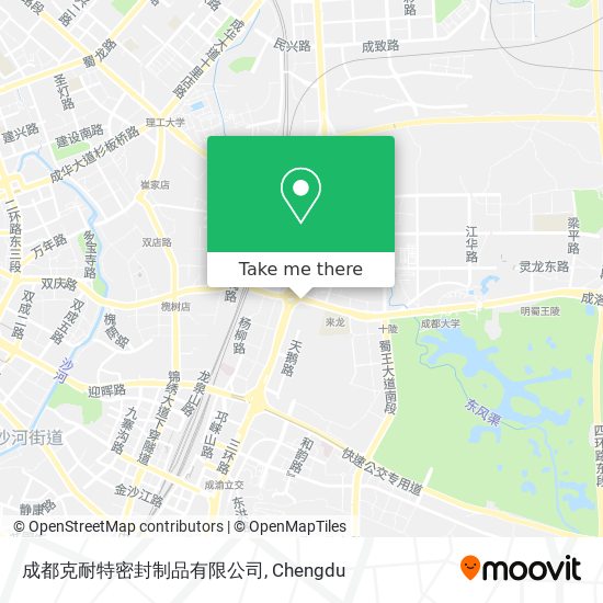 成都克耐特密封制品有限公司 map