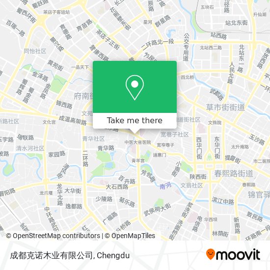成都克诺木业有限公司 map