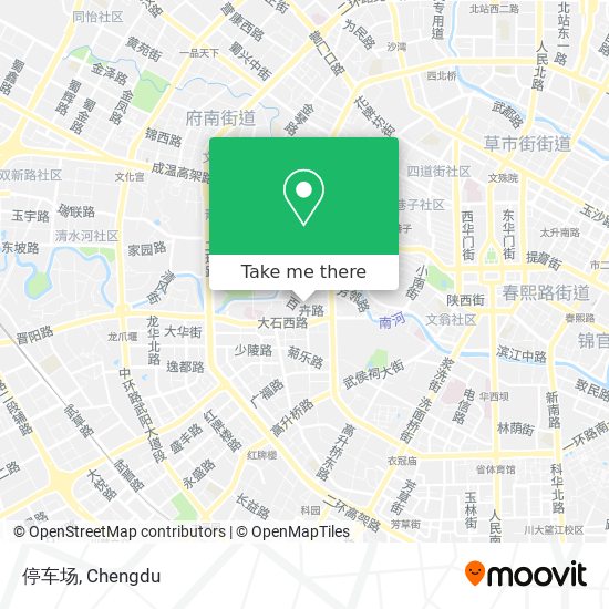 停车场 map