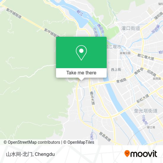 山水间-北门 map