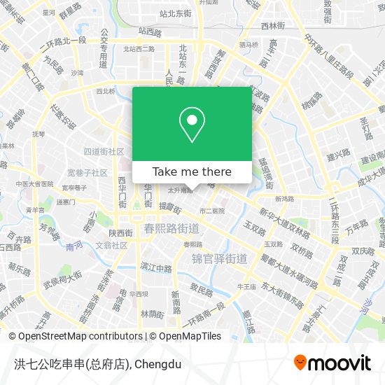 洪七公吃串串(总府店) map