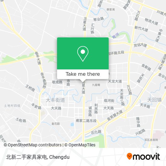 北新二手家具家电 map