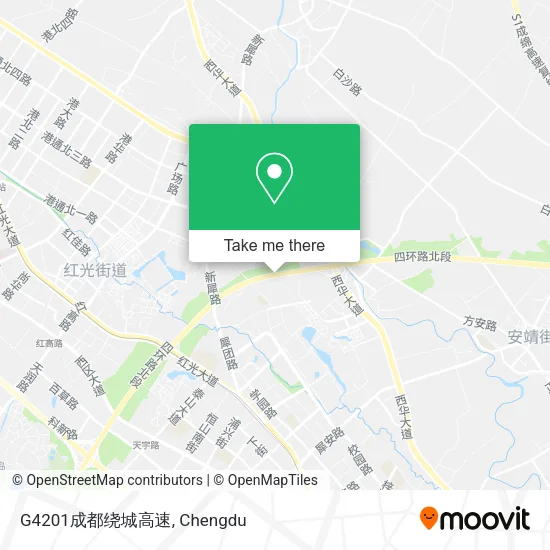 G4201成都绕城高速 map
