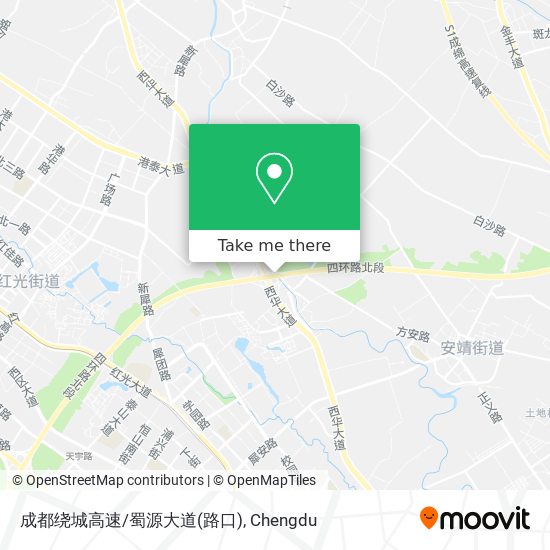 成都绕城高速/蜀源大道(路口) map