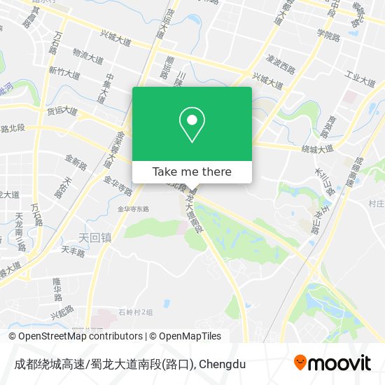 成都绕城高速/蜀龙大道南段(路口) map