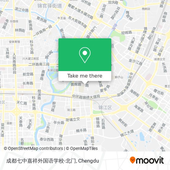 成都七中嘉祥外国语学校-北门 map
