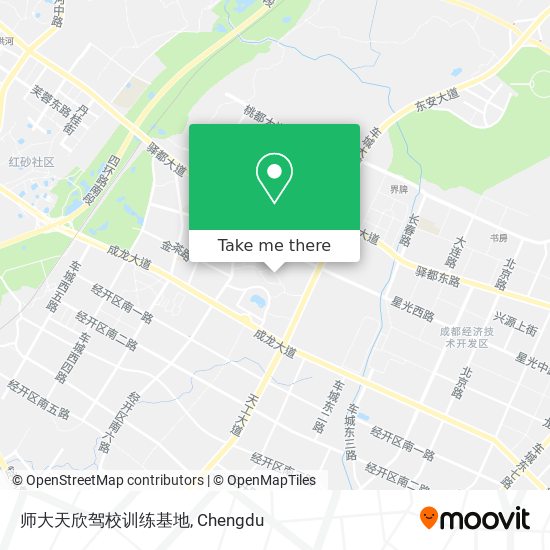 师大天欣驾校训练基地 map