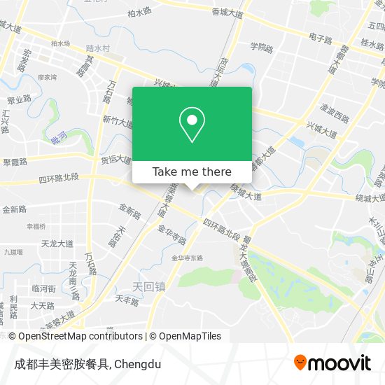 成都丰美密胺餐具 map