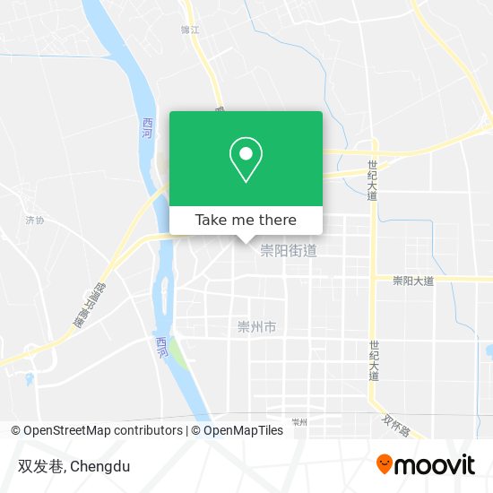 双发巷 map