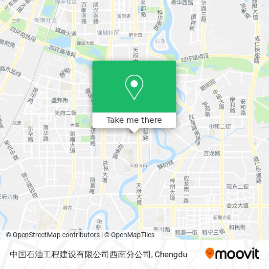 中国石油工程建设有限公司西南分公司 map