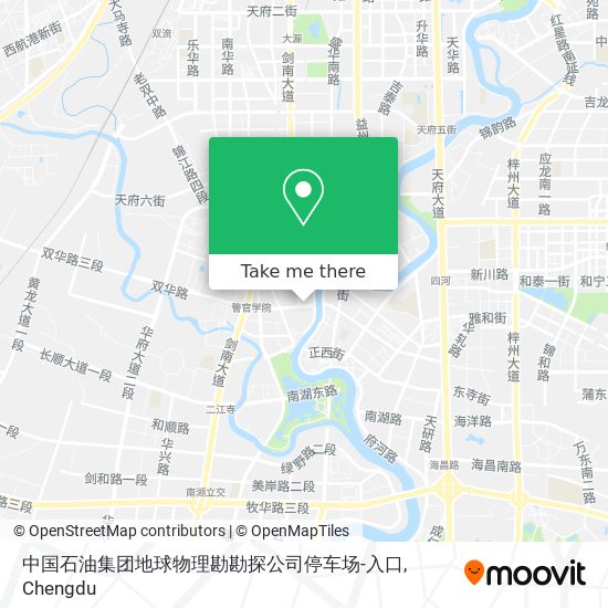 中国石油集团地球物理勘勘探公司停车场-入口 map