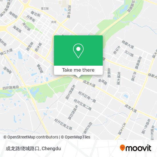 成龙路绕城路口 map