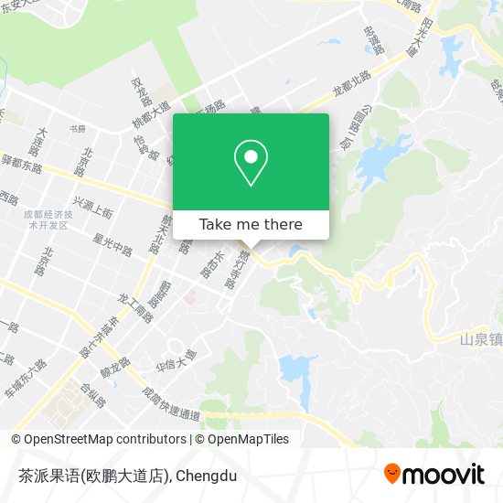 茶派果语(欧鹏大道店) map