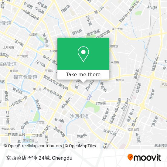 京西菜店-华润24城 map