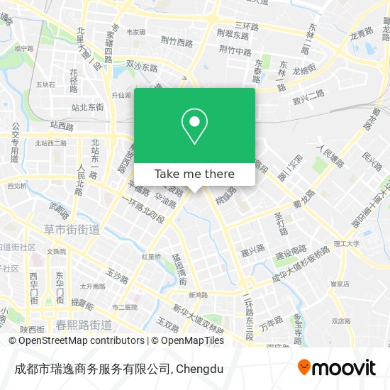 成都市瑞逸商务服务有限公司 map