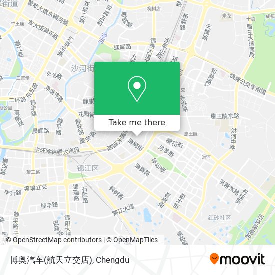博奥汽车(航天立交店) map